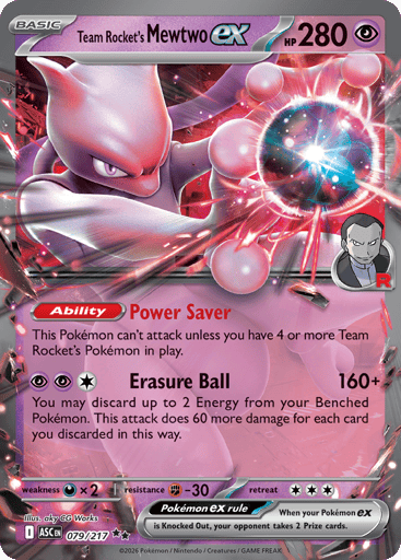 Team Rocket's Mewtwo ex - Ascended Heroes 79