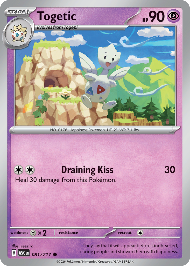 Togetic – Ascended Heroes 081/217 Pokémon card