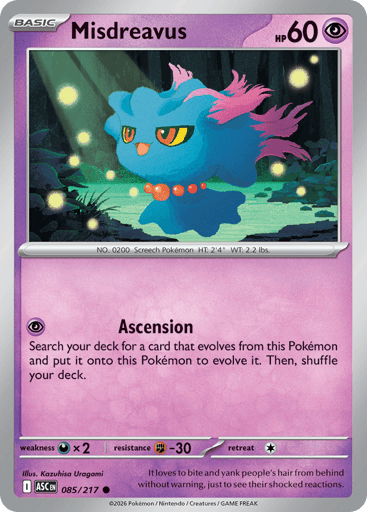 Misdreavus - Ascended Heroes 85