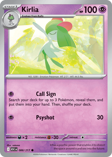 Kirlia - Ascended Heroes 88
