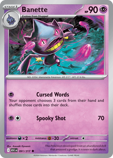 Banette - Ascended Heroes 91