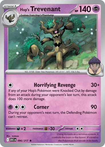 Hop's Trevenant - Ascended Heroes 96