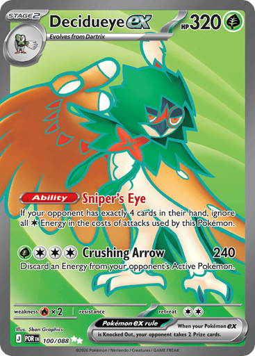 Decidueye ex - Perfect Order 100