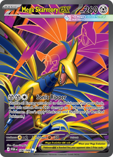 Mega Skarmory ex - Perfect Order 106