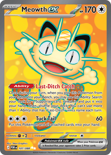 Meowth ex - Perfect Order 107