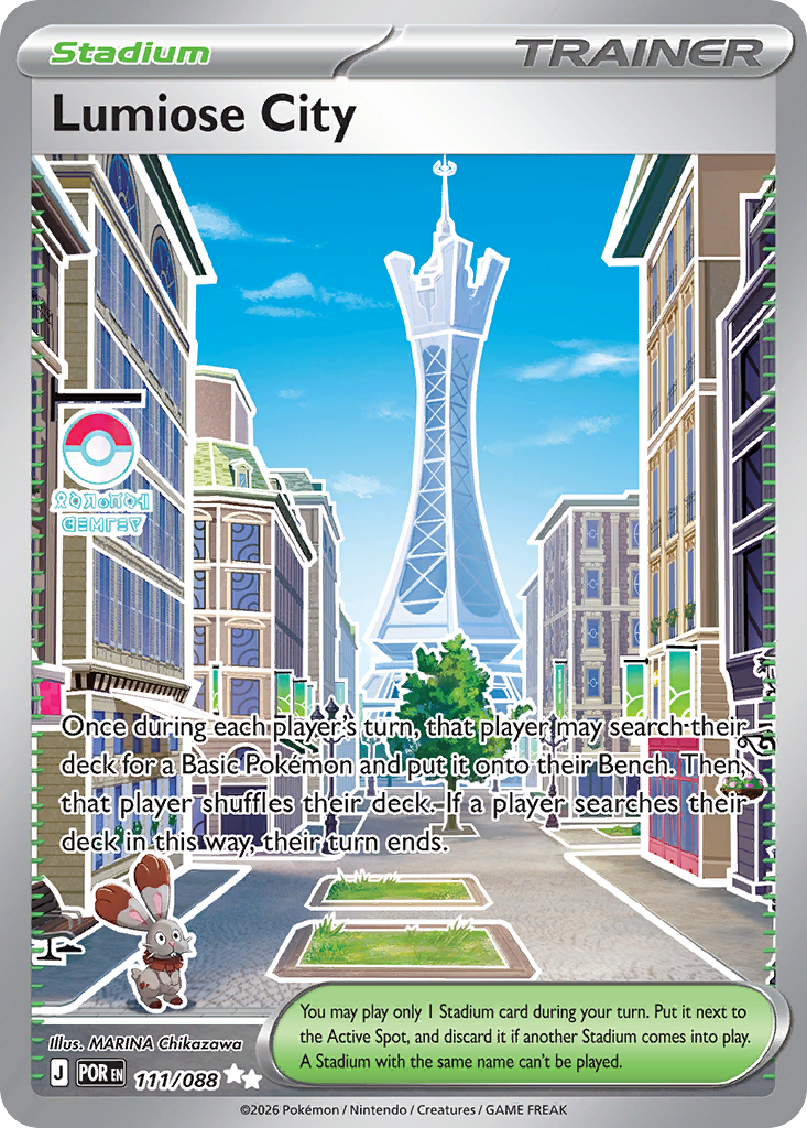 Lumiose City – Perfect Order 111/088 Pokémon card