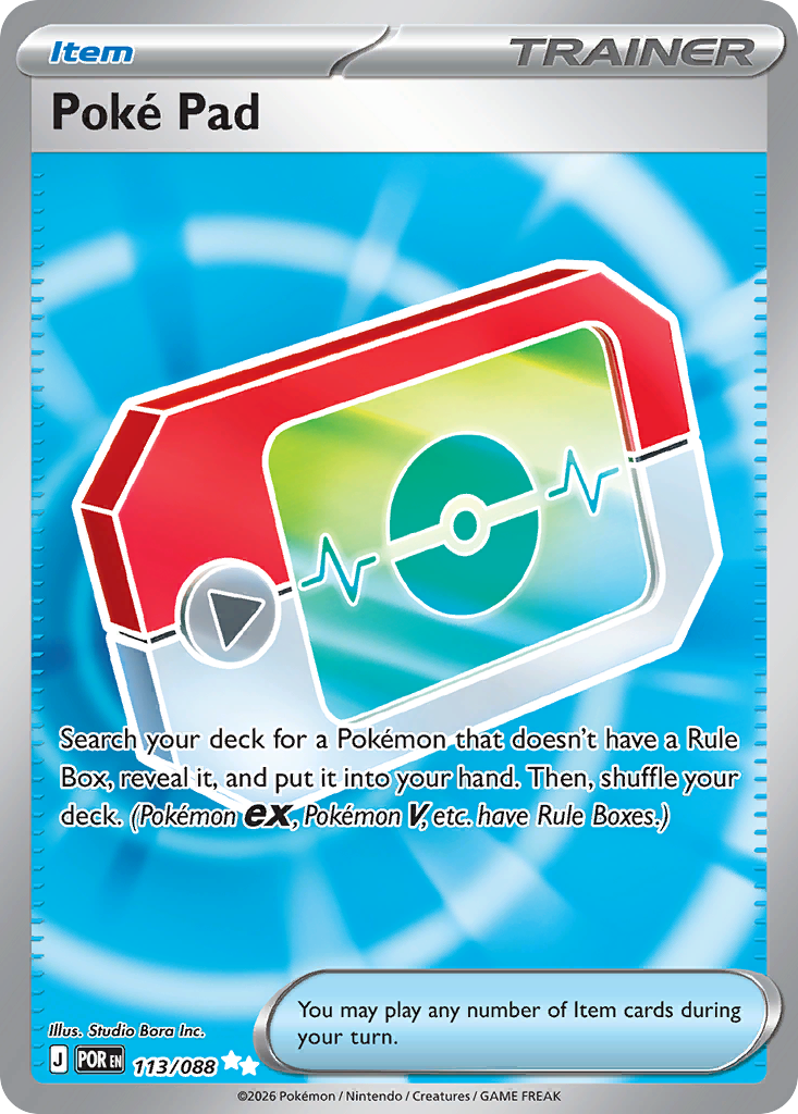 Poké Pad – Perfect Order 113/088 Pokémon card