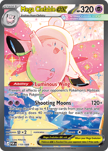 Mega Clefable ex - Perfect Order 119
