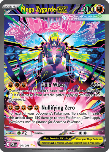 Mega Zygarde ex - Perfect Order 120