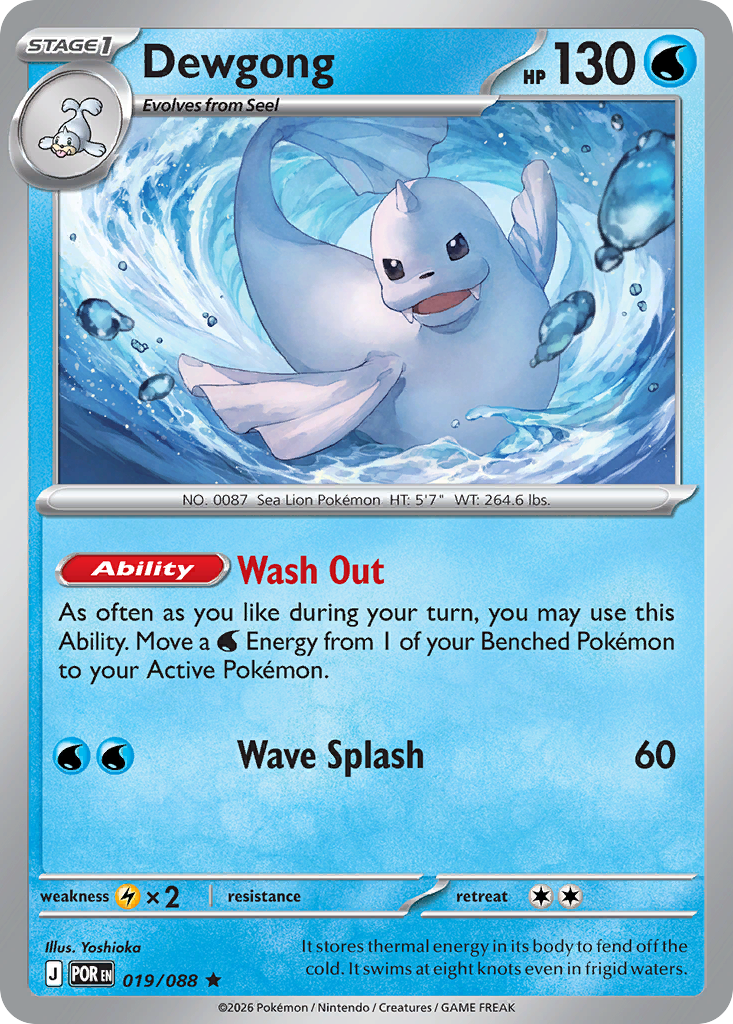 Dewgong – Perfect Order 019/088 Pokémon card