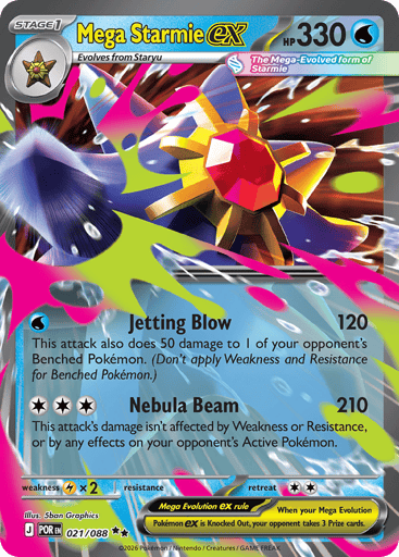 Mega Starmie ex - Perfect Order 21