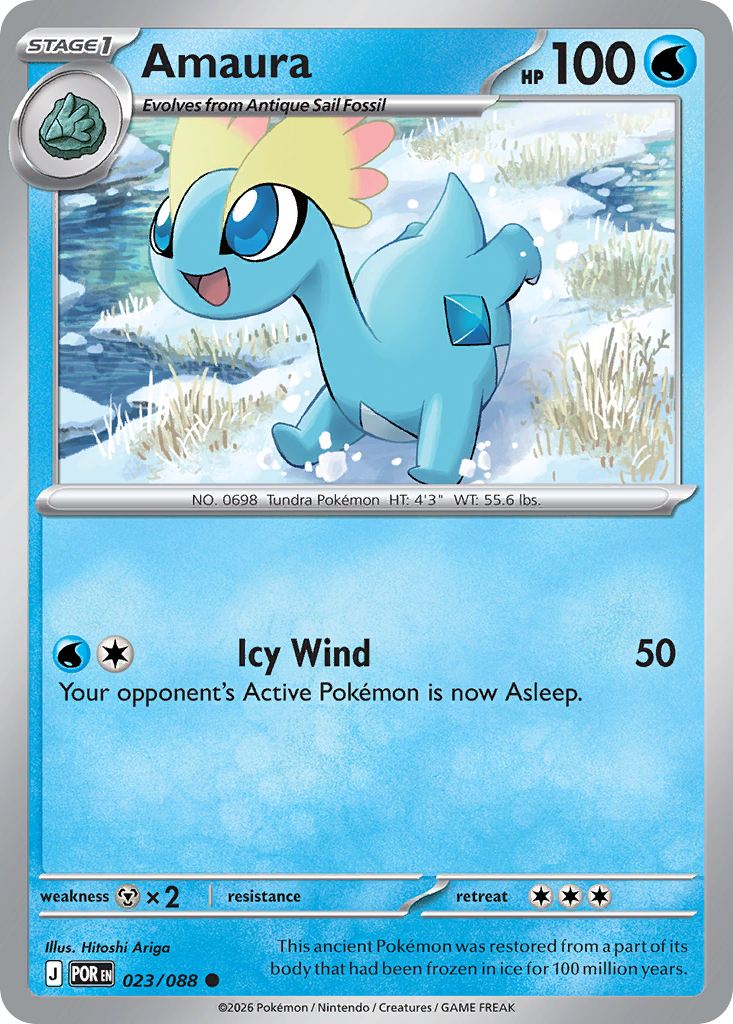 Amaura – Perfect Order 023/088 Pokémon card