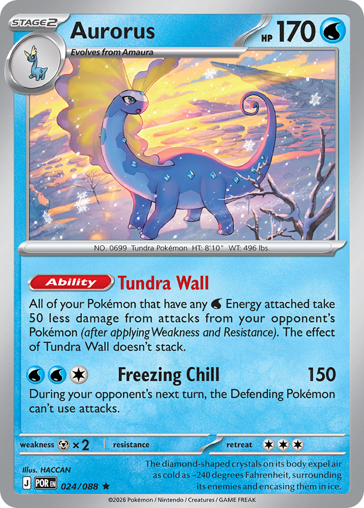 Aurorus – Perfect Order 024/088 Pokémon card