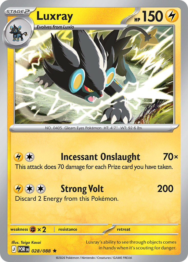 Luxray – Perfect Order 028/088 Pokémon card