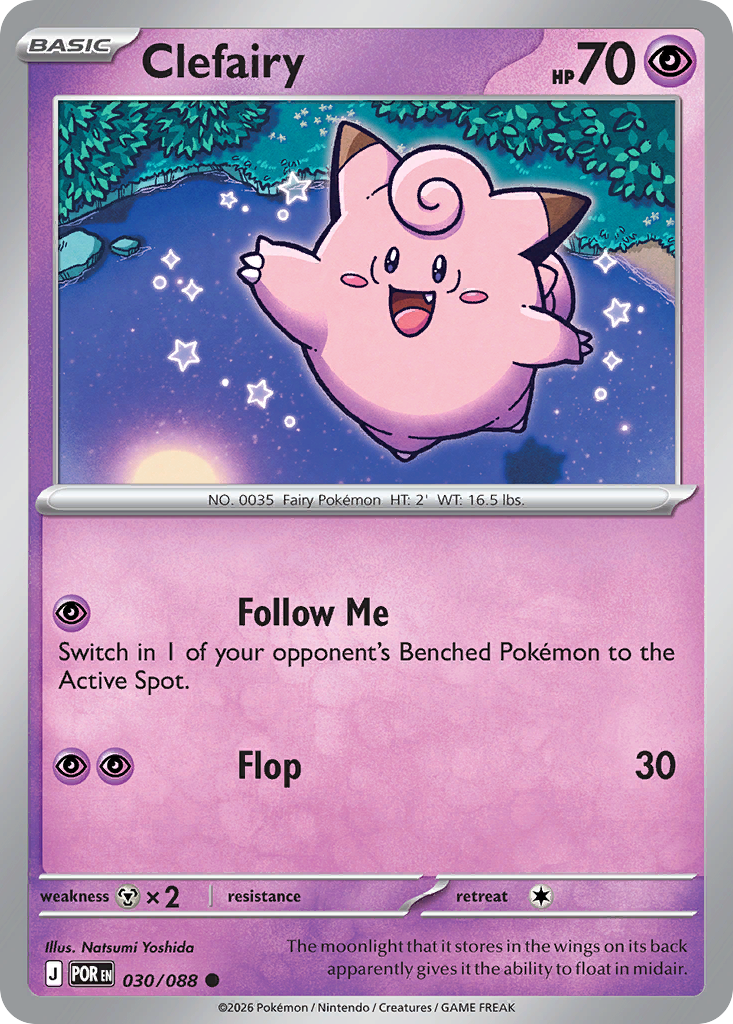 Clefairy – Perfect Order 030/088 Pokémon card