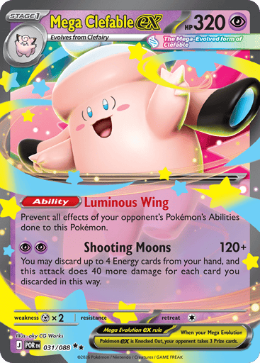 Mega Clefable ex - Perfect Order 31