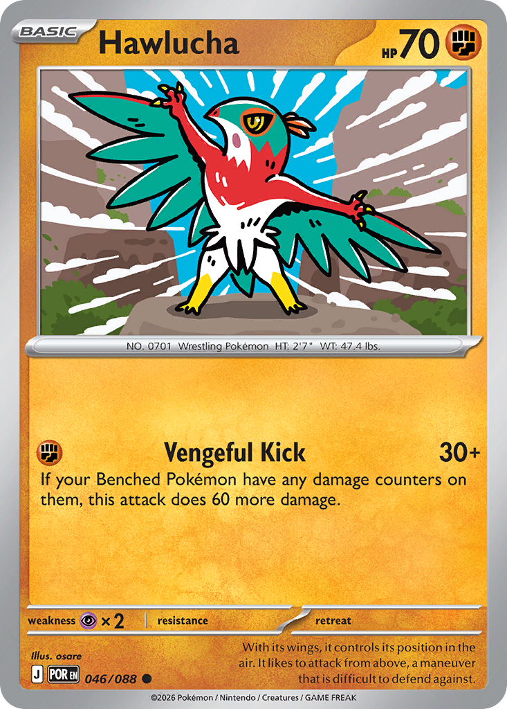 Hawlucha – Perfect Order 046/088 Pokémon card