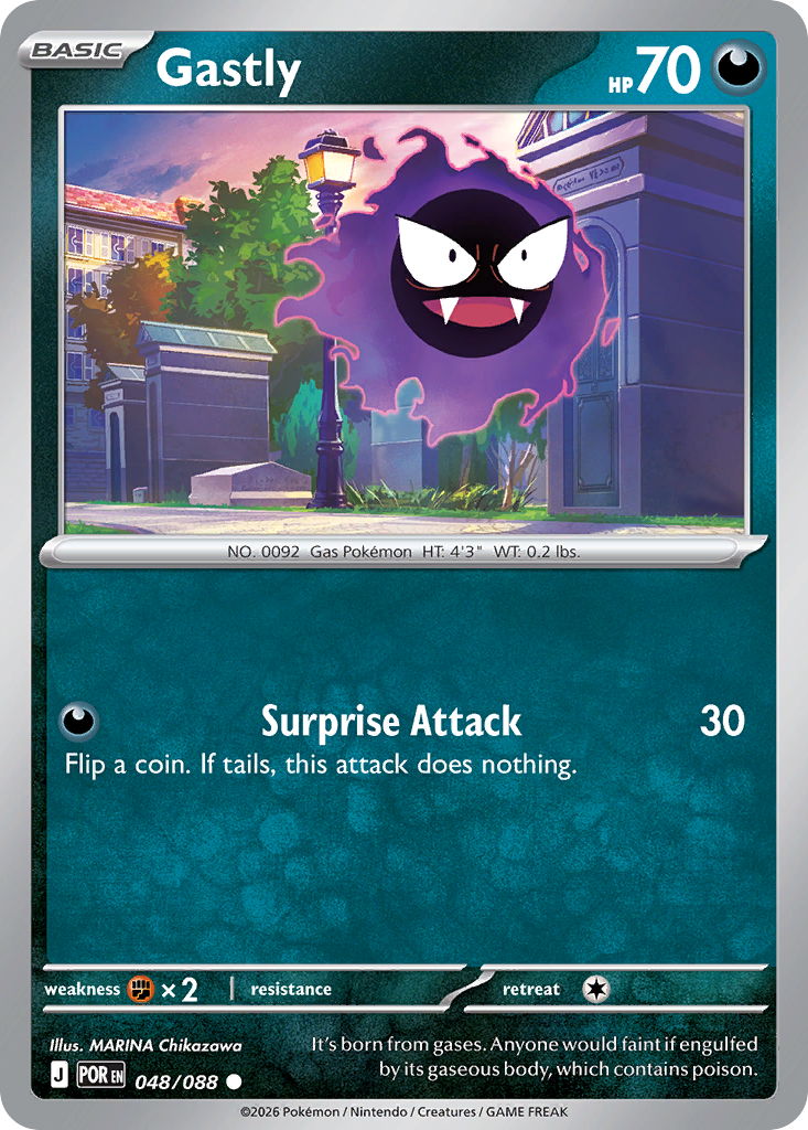 Gastly – Perfect Order 048/088 Pokémon card