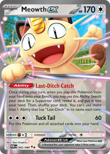 Meowth ex - Perfect Order 62
