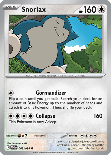 Snorlax - Perfect Order 63