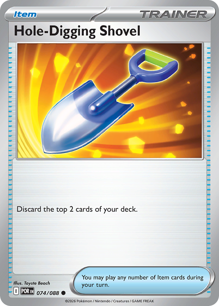 Hole-Digging Shovel – Perfect Order 074/088 Pokémon card