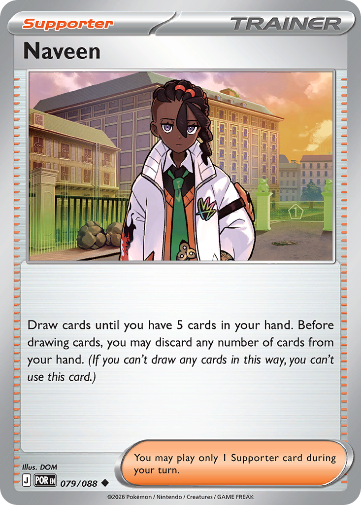 Naveen – Perfect Order 079/088 Pokémon card