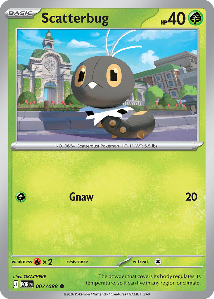 Scatterbug – Perfect Order 007/088 Pokémon card