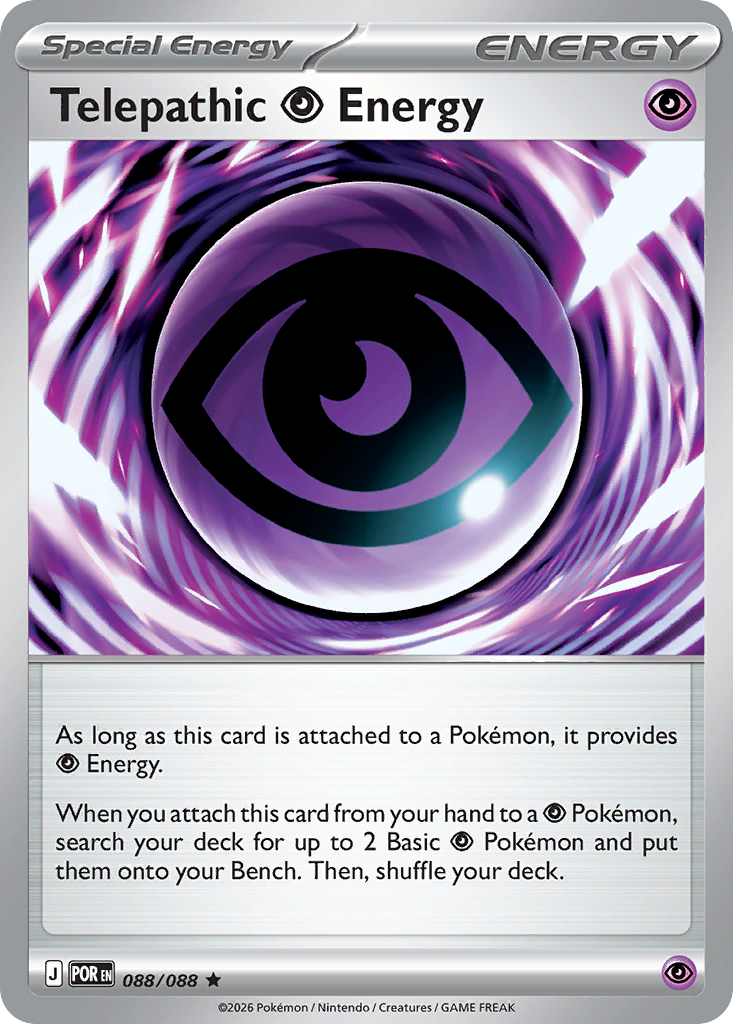 Telepathic Psychic Energy – Perfect Order 088/088 Pokémon card