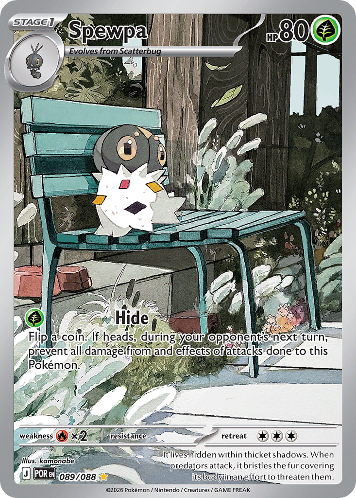 Spewpa – Perfect Order 089/088 Pokémon card
