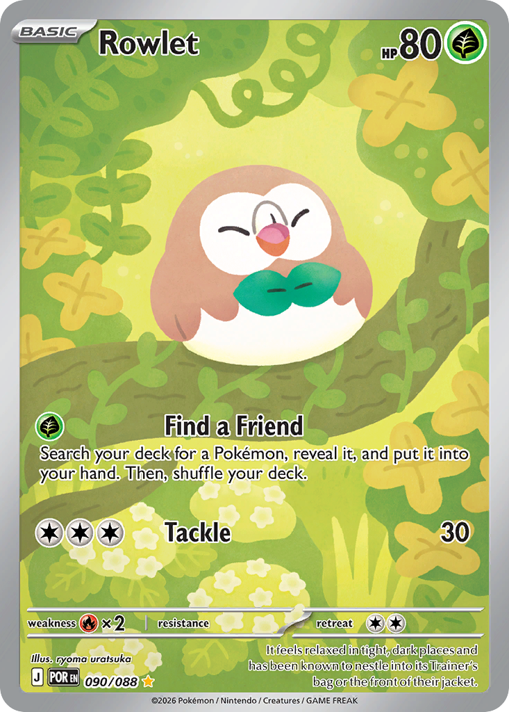 Rowlet – Perfect Order 090/088 Pokémon card