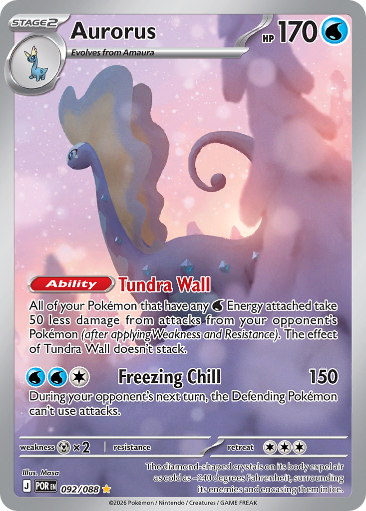 Aurorus – Perfect Order 092/088 Pokémon card
