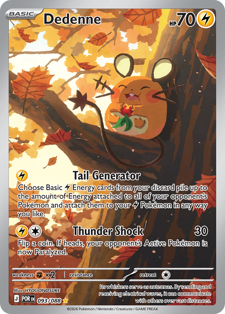 Dedenne – Perfect Order 093/088 Pokémon card