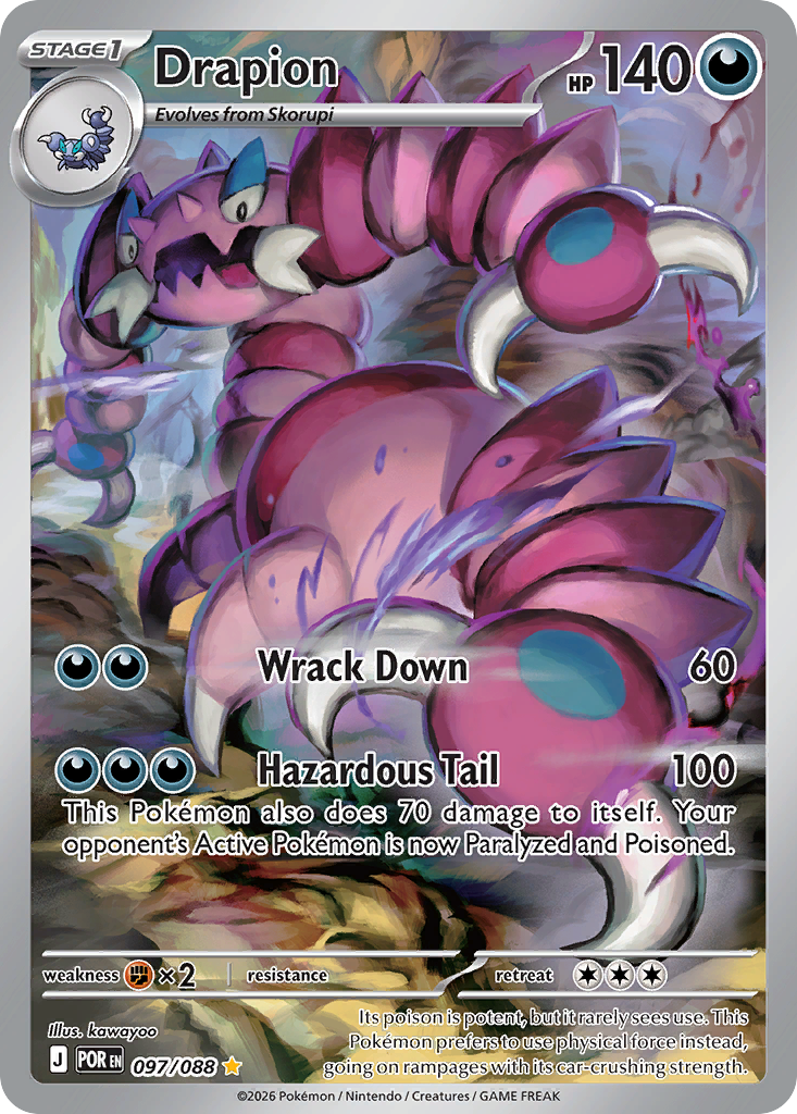 Drapion – Perfect Order 097/088 Pokémon card