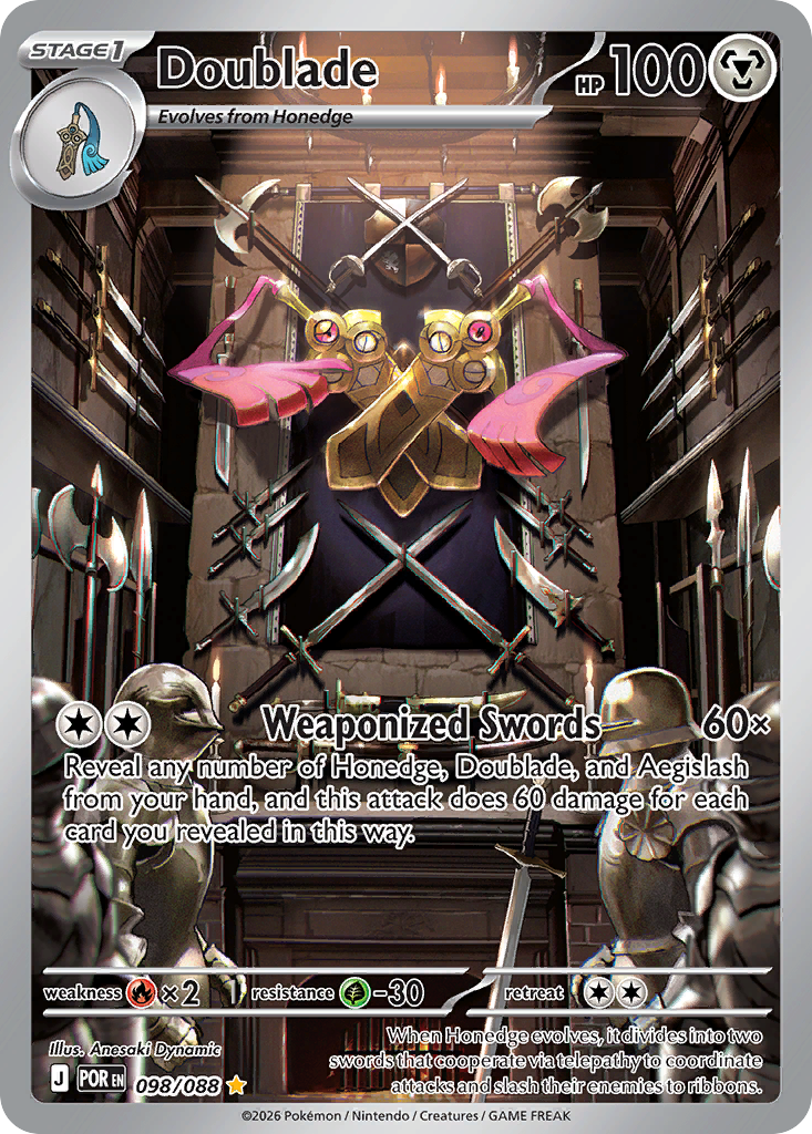 Doublade – Perfect Order 098/088 Pokémon card