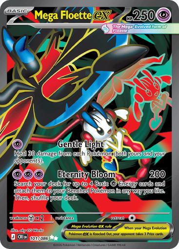 Mega Floette ex - Chaos Rising 101
