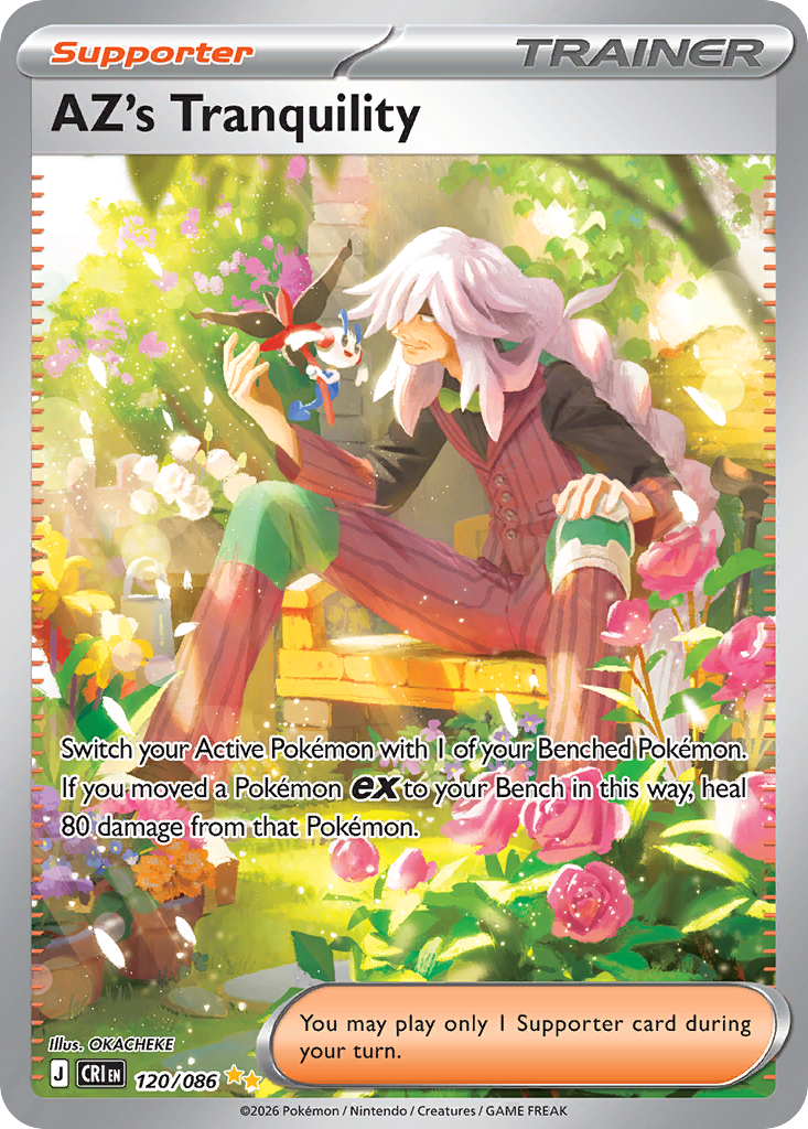 AZ's Tranquility – Chaos Rising 120/086 Pokémon card
