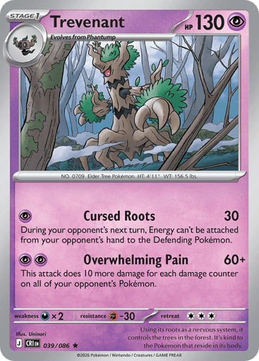 Trevenant - Chaos Rising 39