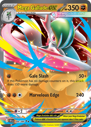 Mega Gallade ex - Chaos Rising 48