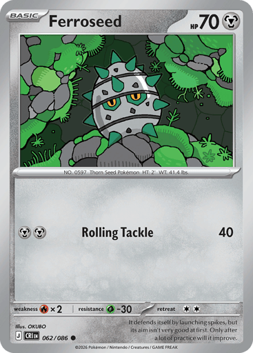 Ferroseed - Chaos Rising 62