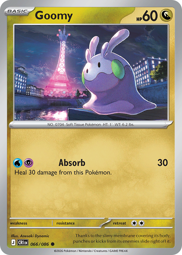 Goomy – Chaos Rising 066/086 Pokémon card
