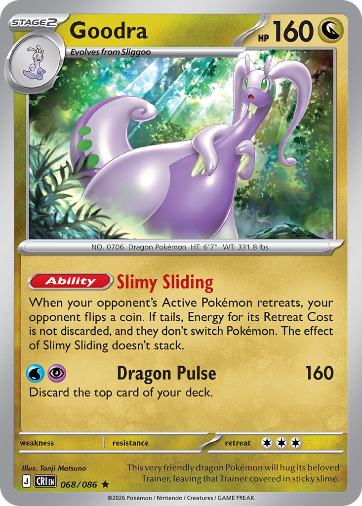 Goodra – Chaos Rising 068/086 Pokémon card