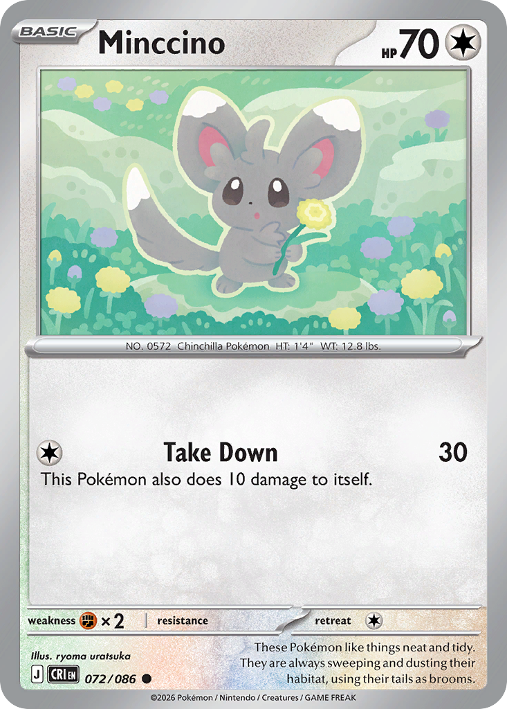 Minccino – Chaos Rising 072/086 Pokémon card