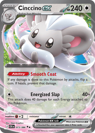 Cinccino ex - Chaos Rising 73