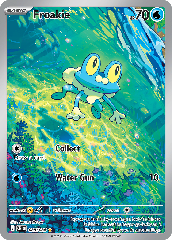 Froakie – Chaos Rising 088/086 Pokémon card