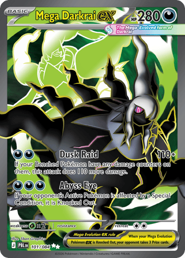 Mega Darkrai ex - Pitch Black 101