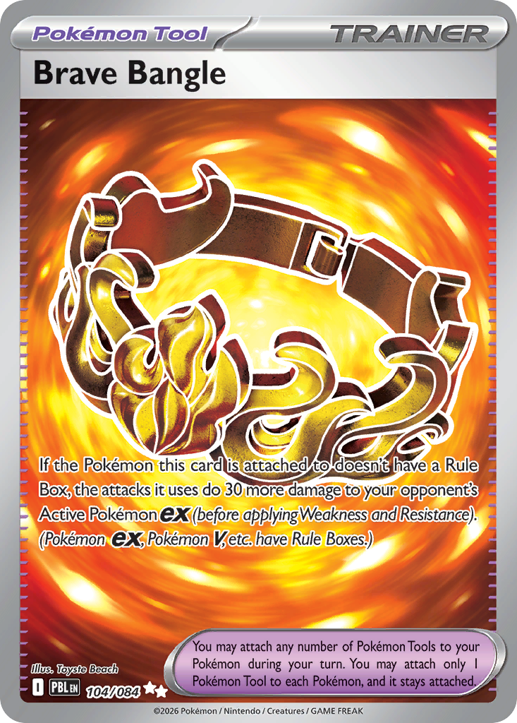 Brave Bangle – Pitch Black 104/084 Pokémon card