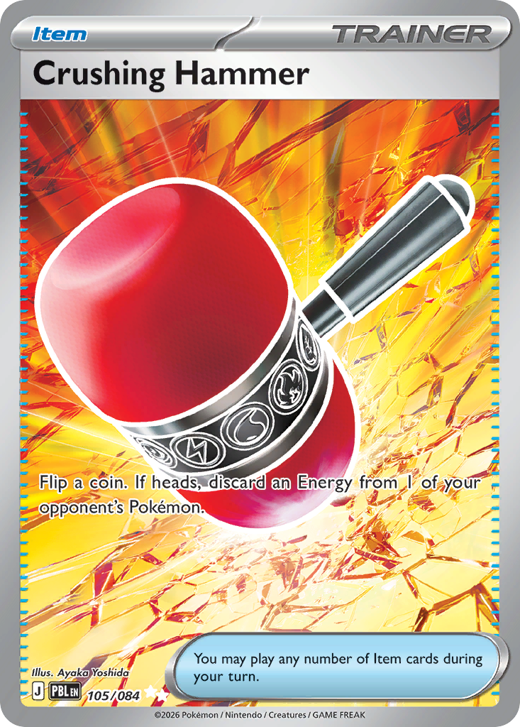 Crushing Hammer – Pitch Black 105/084 Pokémon card