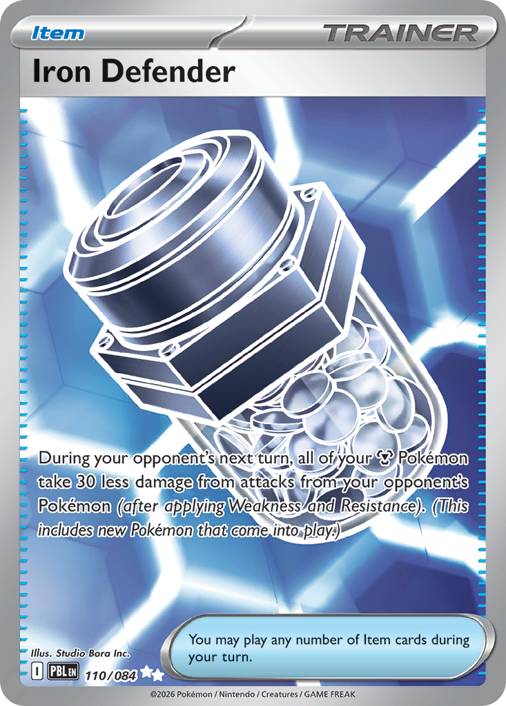Iron Defender – Pitch Black 110/084 Pokémon card