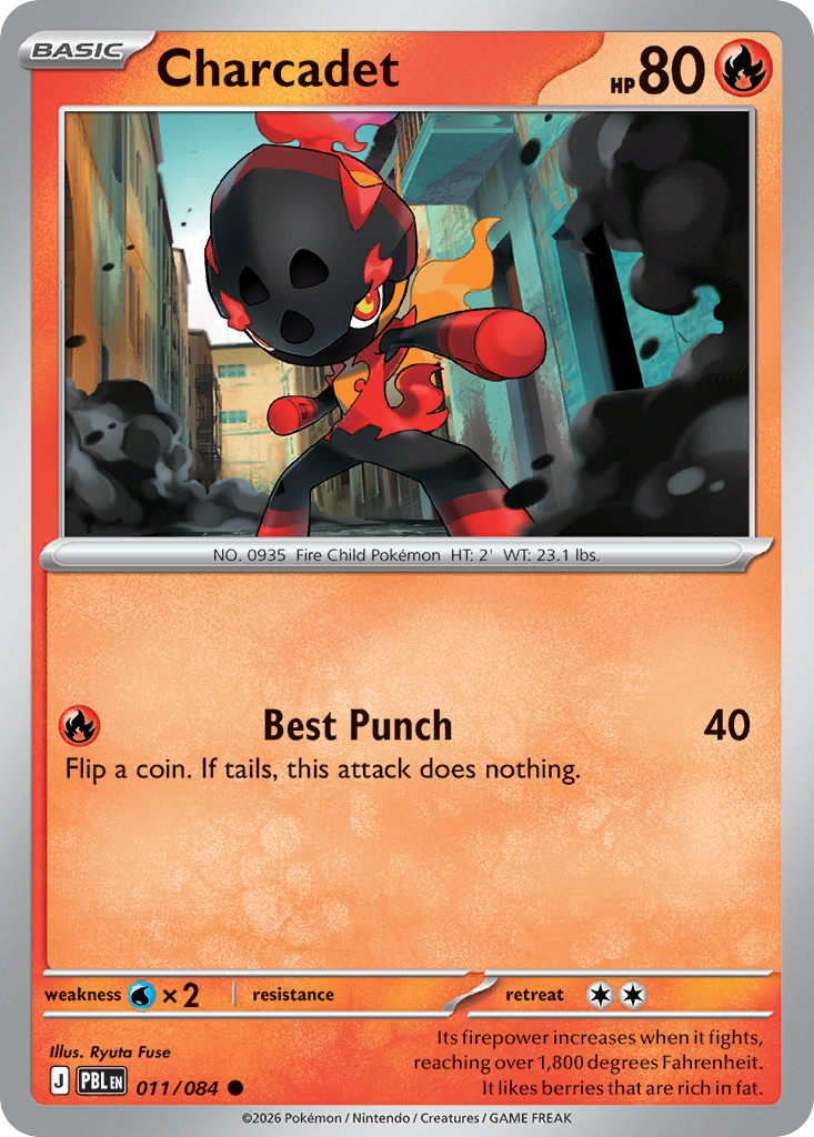Charcadet – Pitch Black 011/084 Pokémon card