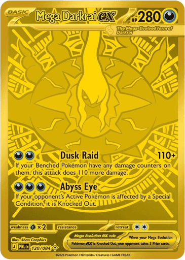Mega Darkrai ex - Pitch Black 120